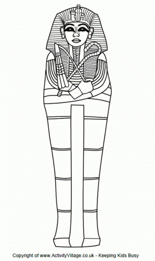 Ancient Egypt Colouring Pages