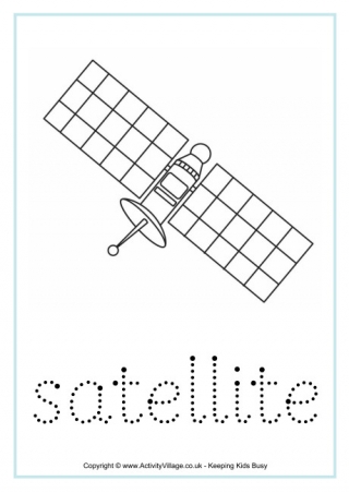 Satellite Word Tracing