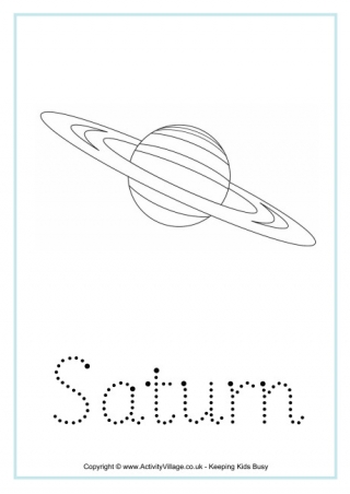 Saturn Word Tracing