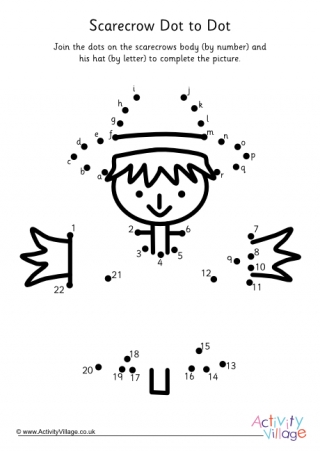 Scarecrow Dot to Dot
