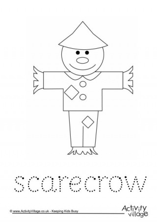 Scarecrow Word Tracing