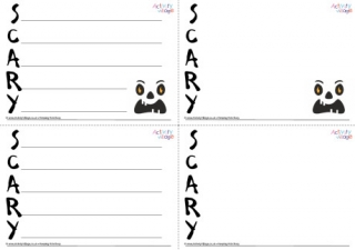 Scary Acrostic Poem Printable