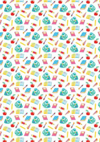 School Bags Scrapbook Paper