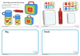 School Big And Small Size Sorting