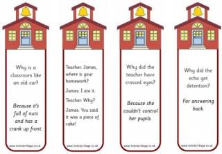 School Bookmarks - Jokes