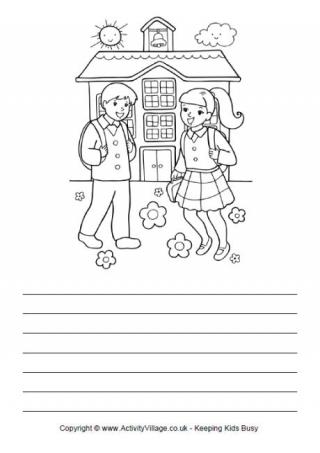 School Children Story Paper
