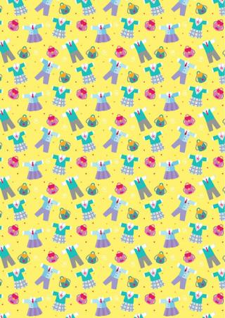 School Uniform Scrapbook Paper