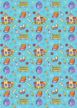 Schoolhouse Scrapbook Paper