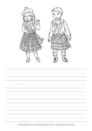 Scottish Dress Story Paper
