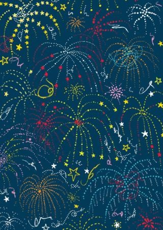 Scrapbook Paper - Fireworks