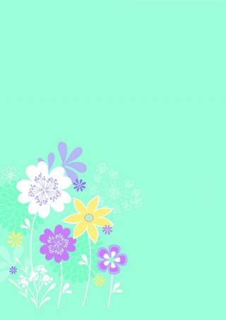 Scrapbook Paper - Flower Garden