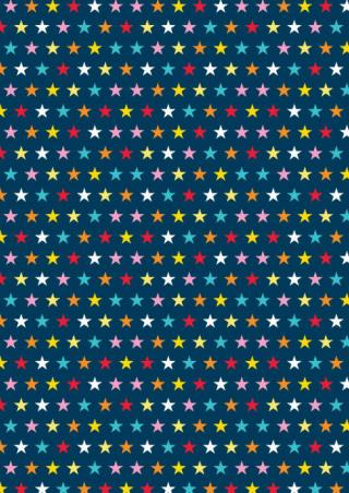 Scrapbook Paper - Stars on Blue