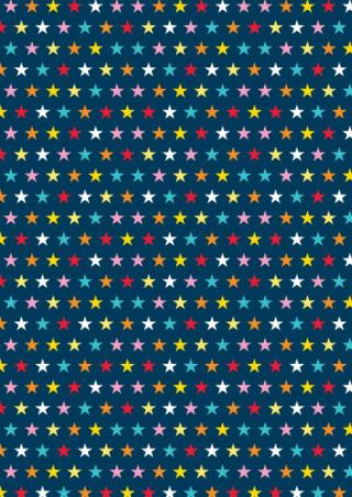 Scrapbook Paper - Stars on Blue