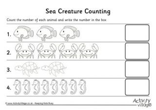 Sea Creature Counting 1