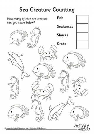 Sea Creature Counting 1