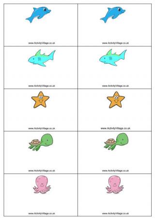 Sea Creature Name Badges