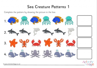 Sea Creature Patterns 1