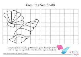 Sea Shells Grid Copy