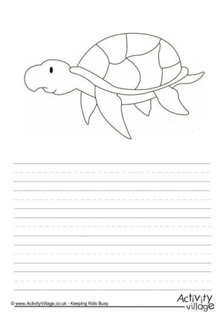 Sea Turtle Story Paper