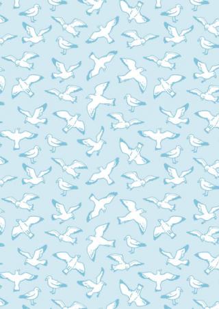 Seagull Scrapbook Paper Washed