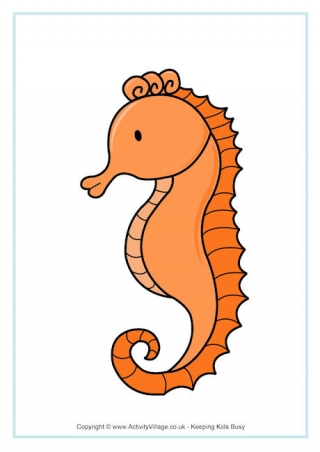 Seahorse Poster