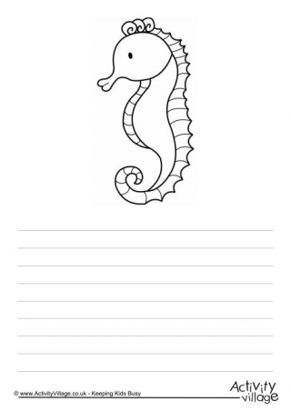 Seahorse Story Paper