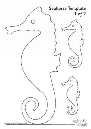 Seahorse Template 1