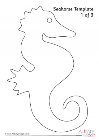Seahorse Template 2