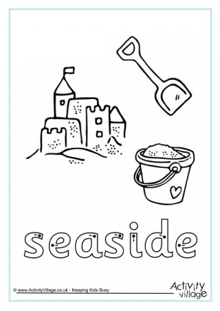 Seaside Finger Tracing