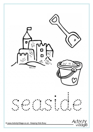 Seaside Word Tracing