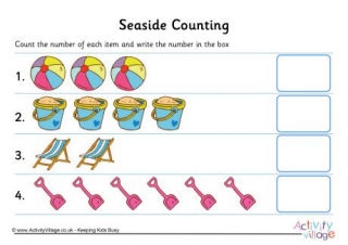 Seaside Worksheets