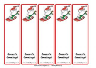Seasons Greetings Bookmarks