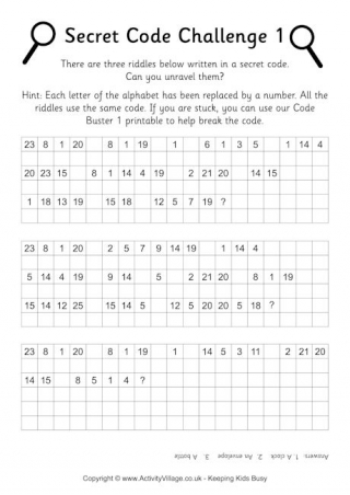 Nifty image regarding printable secret code worksheets Declarative image inside printable secret code worksheets