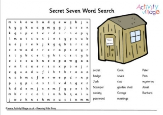 Secret Seven Word Search