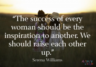 Serena Williams Quote Poster
