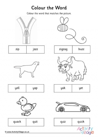 Set 7 Phonemes Colour The Word