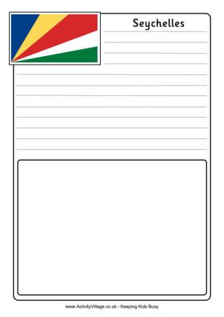 Seychelles Notebooking Page