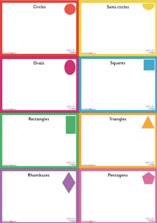 Shape Sorting Mats