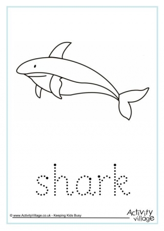 Shark Word Tracing