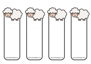 Sheep Bookmarks