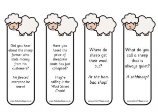 Sheep Bookmarks Jokes