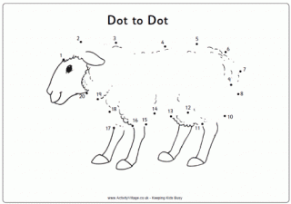 Sheep Dot to Dot