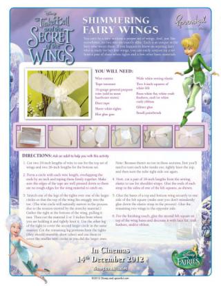 Shimmering Fairy Wings Craft