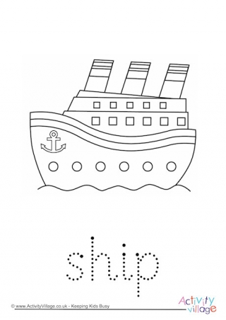 Ship Word Tracing