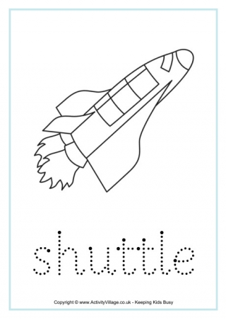 Shuttle Word Tracing