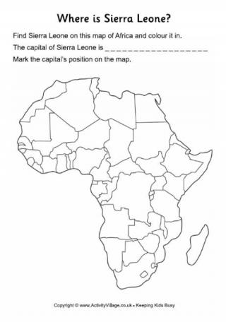 Sierra Leone Location Worksheet