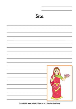 Sita Writing Page