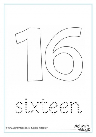 Sixteen Word Tracing