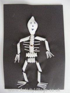 Skeleton Crafts for Kids
