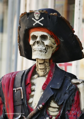 Skeleton Pirate Poster